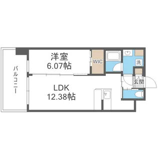 プレジオ三国ASIAN【10階】の間取り