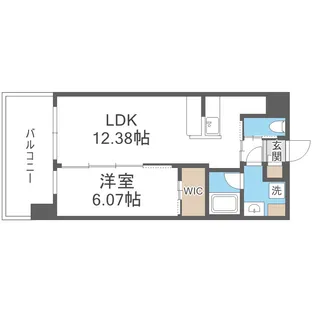 プレジオ三国ASIAN【4階】の間取り