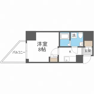 セレニテ福島アリア【4階】の間取り
