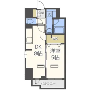 エステムコート北堀江【13階】の間取り
