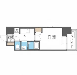 TLRレジデンス本町WEST【6階】の間取り