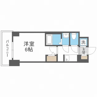 S-RESIDENCE南堀江【10階】の間取り