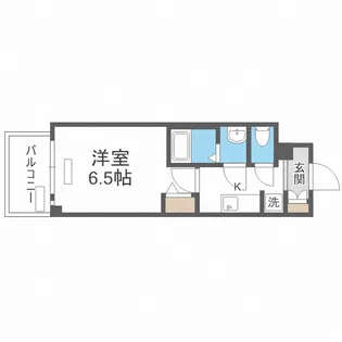 プレサンス天王寺ノースヴィアーレ【8階】の間取り