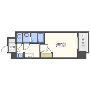 プレサンス野田阪神駅前ザ・ファースト【3階】の間取り