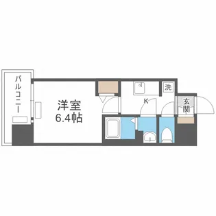 プレサンス梅田ヴェルテ【12階】の間取り