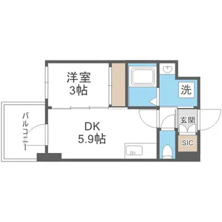 セレニテ新大阪グランデ シュッド【11階】の間取り
