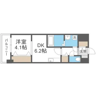 スプランディッド新大阪EAST【5階】の間取り