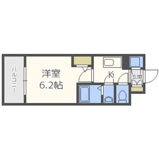 エスリード福島グレイス【5階】の間取り