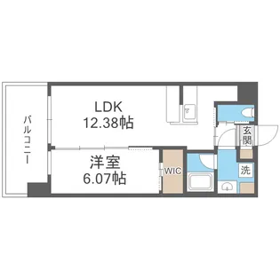 プレジオ三国ASIAN【8階】の間取り
