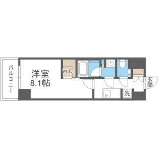 ザ・パークハビオ塚本【9階】の間取り
