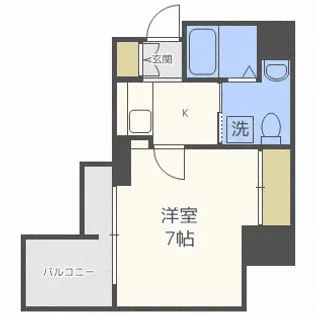 セレニテ梅田ルフレ【15階】の間取り