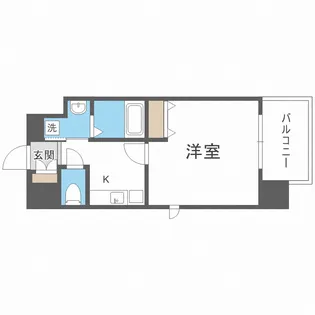 ALZA松ヶ枝Ⅱ【10階】の間取り