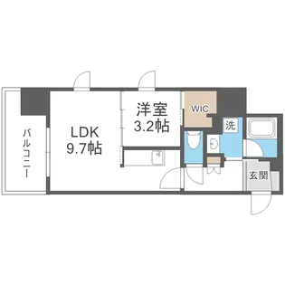シーズンフラッツ梅田EAST【4階】の間取り