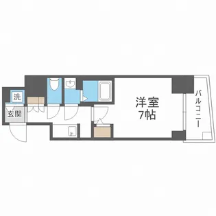 S-RESIDENCE福島玉川Tres【7階】の間取り