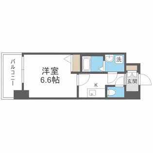 ベイサイドパークOSAKAサウスレジデンシス【6階】の間取り