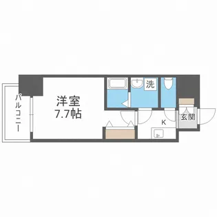 ベイサイドパークOSAKAサウスレジデンシス【8階】の間取り