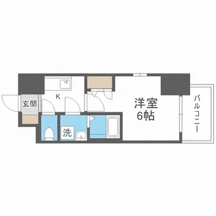 エスリードレジデンス本町パークフロント【15階】の間取り