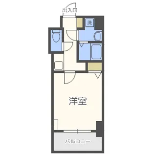 S-RESIDENCE緑橋駅前【2階】の間取り