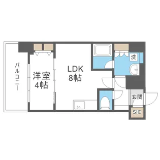 スプランディッドⅦ【7階】の間取り