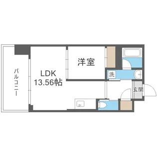 プレジオ弁天町【1219号室】の間取り