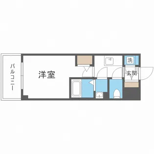 エスリードレジデンス大阪天王寺【15階】の間取り