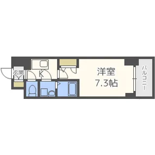 エスリード本町レジデンス【12階】の間取り