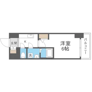 エスリード新大阪ザ・プレミアWEST【12階】の間取り