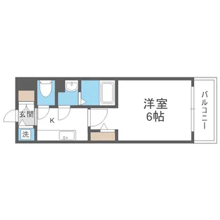 エスリード新大阪ザ・プレミアWEST【11階】の間取り