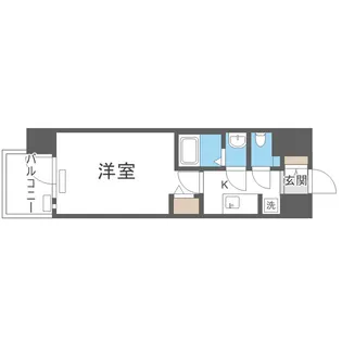 プレサンスNEO上新庄PRIMECRUIS【11階】の間取り