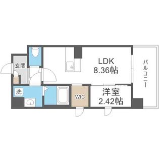 Live Flat都島【2階】の間取り