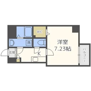 ウインズコート都島【2階】の間取り