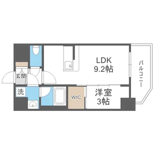 コンフォリア・リヴ新梅田【15階】の間取り