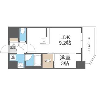 コンフォリア・リヴ新梅田【3階】の間取り