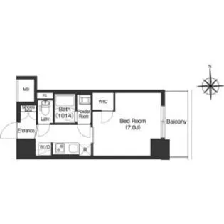 コンフォリア・リヴ新梅田【10階】の間取り