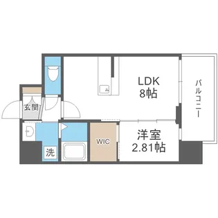 Live Casa天満橋【9階】の間取り