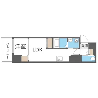 レシオス桜ノ宮THE First【4階】の間取り