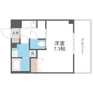 S-RESIDENCE阿波座bouncy【8階】の間取り