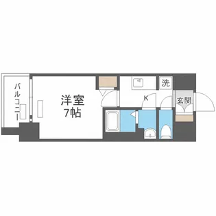 レシオスなんばVOGUE【8階】の間取り