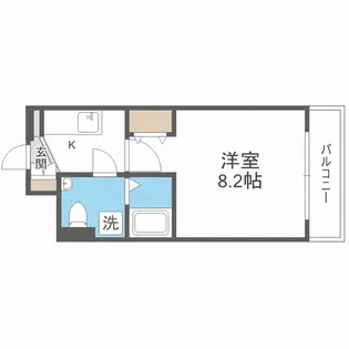 SERENiTE本町エコート【9階】の間取り