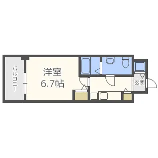 S-RESIDENCE北浜【12階】の間取り