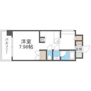 GIGLIO大阪城南【5階】の間取り