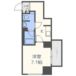 フォレステージュ北堀江【9階】の間取り