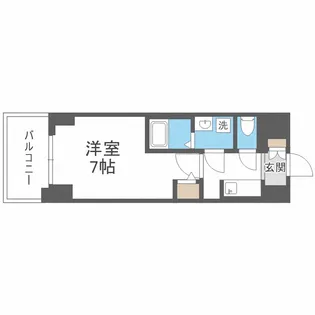 S-RESIDENCE福島Alovita【11階】の間取り