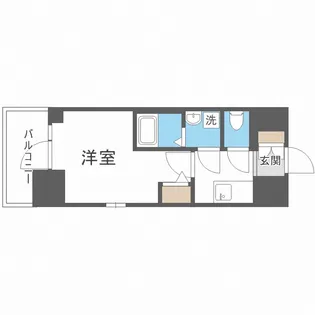 エスリードレジデンス大阪天王寺【7階】の間取り