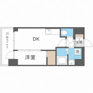 エスリードレジデンス大阪天王寺【9階】の間取り