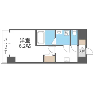 エスリードレジデンス東三国デュオ【9階】の間取り