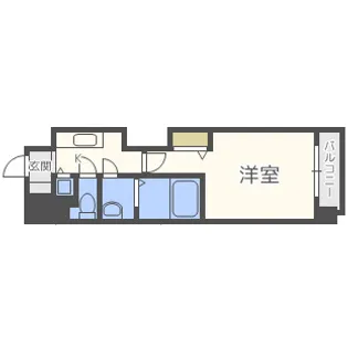 プレサンス谷町キャトル【7階】の間取り