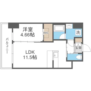 プレジオ恵美須【8階】の間取り