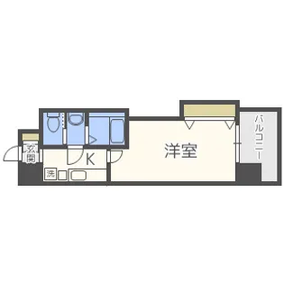 LUXE新大阪EASTⅡ【5階】の間取り