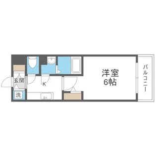 エスリード新大阪ザ・プレミアWEST【5階】の間取り